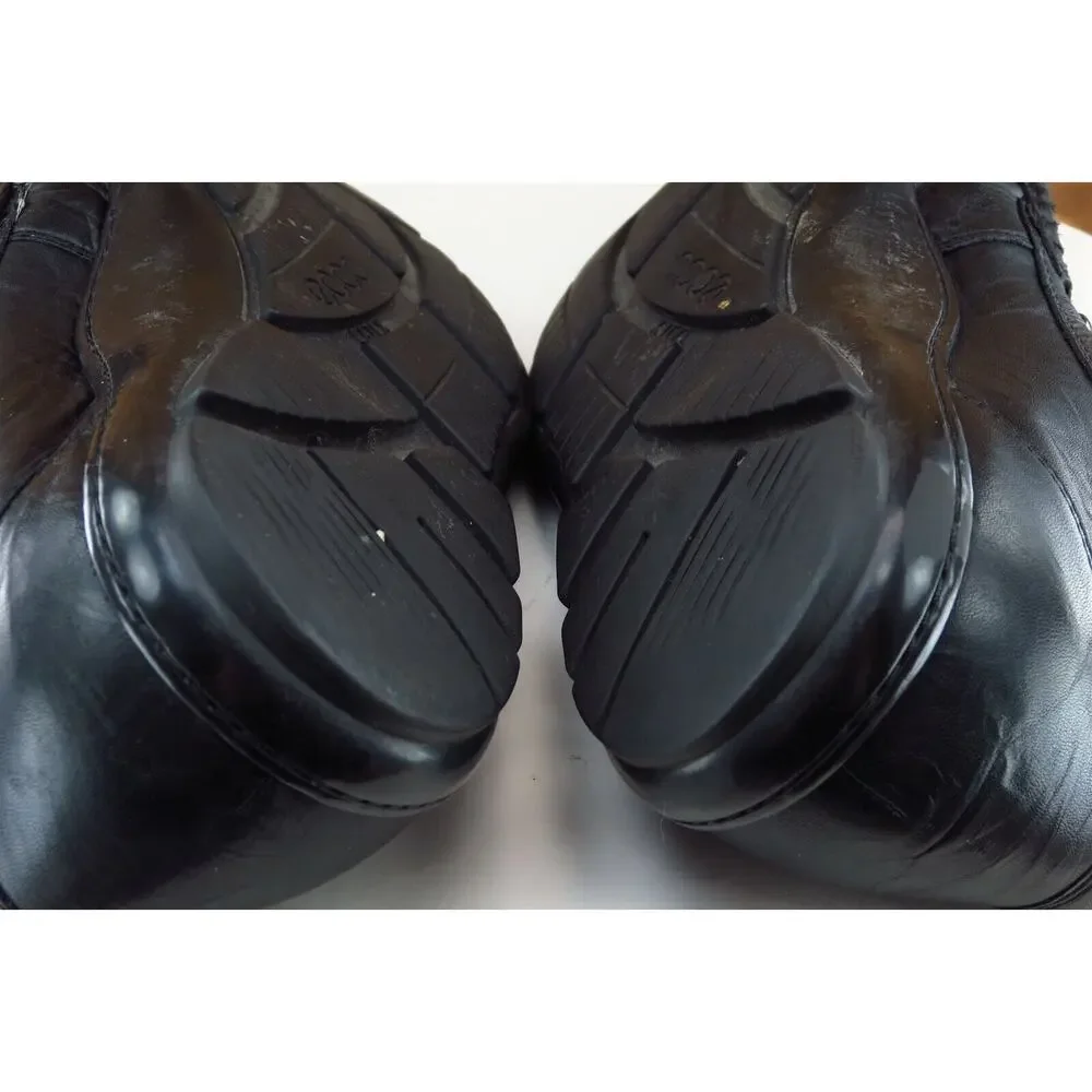 ECCO Shoes Sz 43 M Black Loafer Leather Men‎ 535250